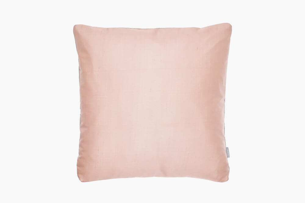Kissenbezug aus rosé Seide in 40x40 cm, 60x60 cm und Wunschgrößen